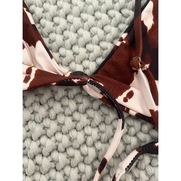 Skatie• ‘Sarah’ Bikini Top in DALLAS Cow Print - Picture 13 of 17